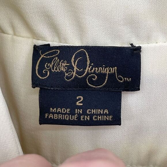 Colette Dinnigan Multicolor Tied Shoulder Acionna Silk Mini Dress Size 2 - Picture 4 of 11